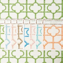 Green Shaded Bamboo Fabric