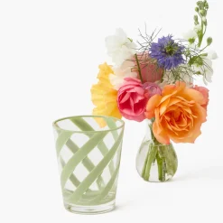 Green Swirl Outdoor Glasses (Set of 6)