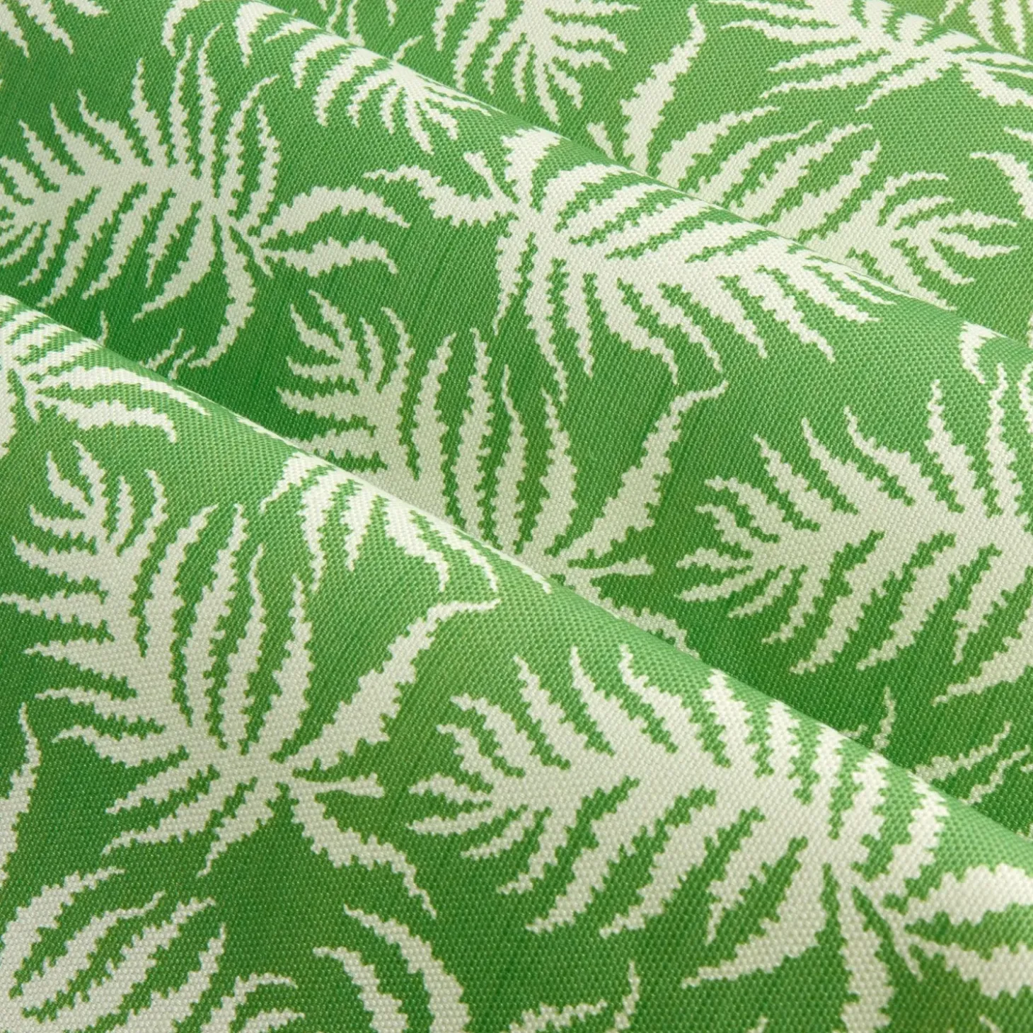 Green Trailing Ferns Fabric