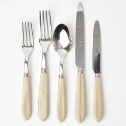 Grey Horn Cutlery Set (5 Piece)