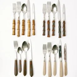 Grey Horn Cutlery Set (5 Piece)