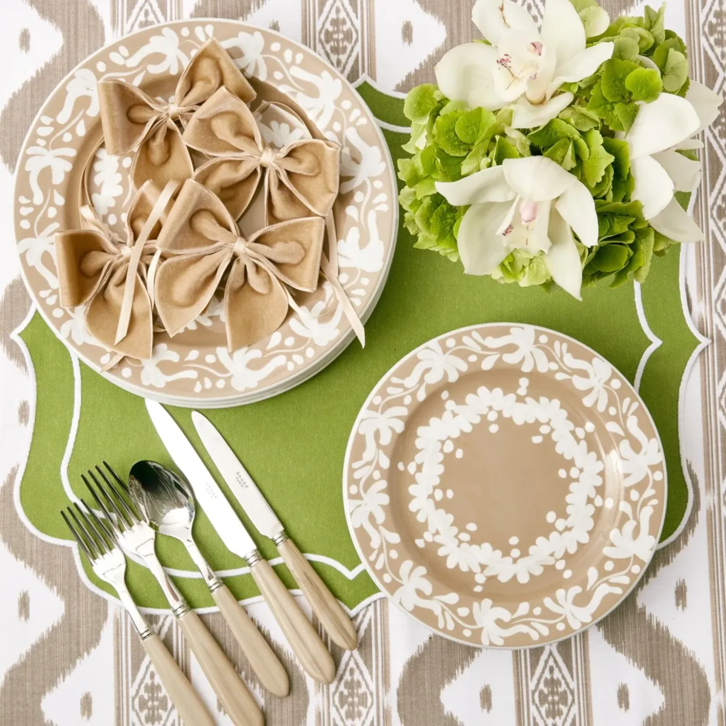 Grey Horn Cutlery Set (5 Piece)