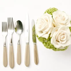 Grey Horn Cutlery Set (5 Piece)