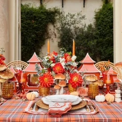 Handmade Orange Candles (Set of 8)