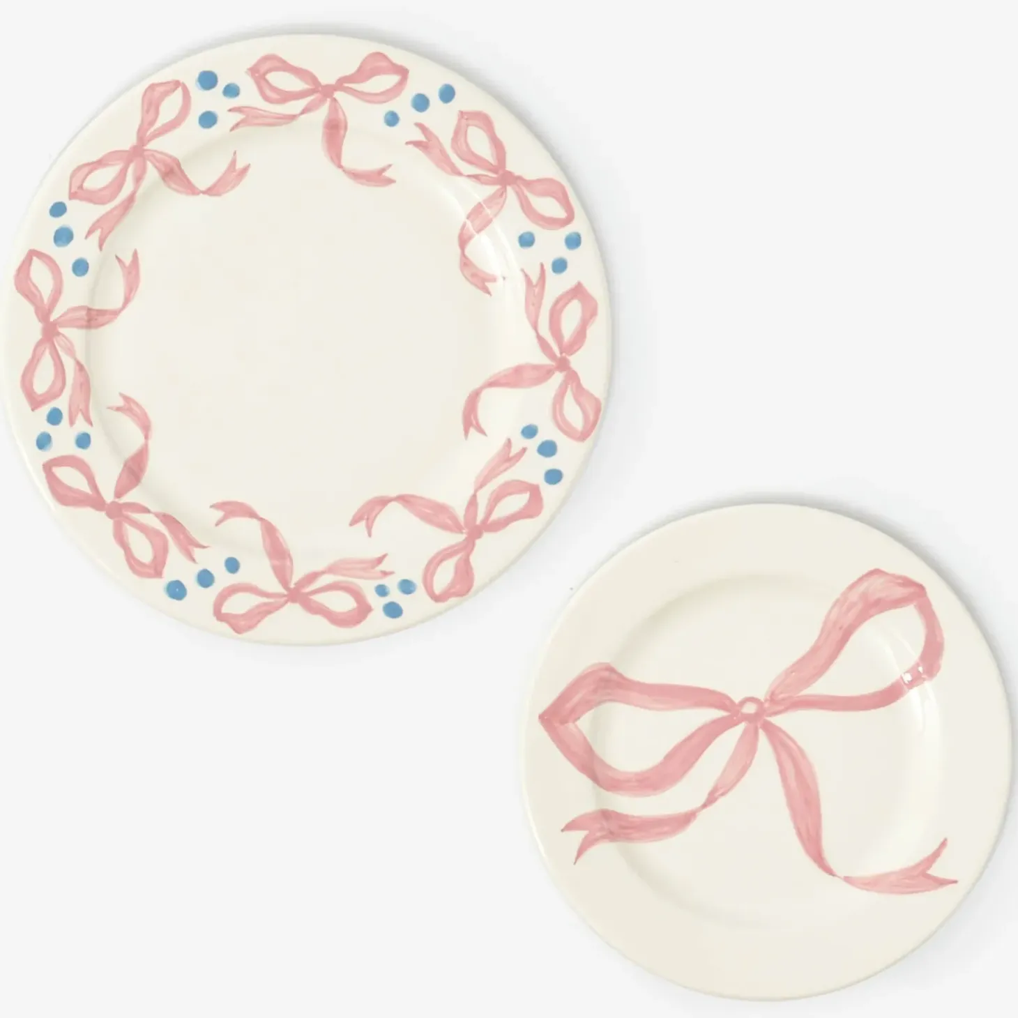 Harley's Bow Dinner & Starter Plates (Set of 8)
