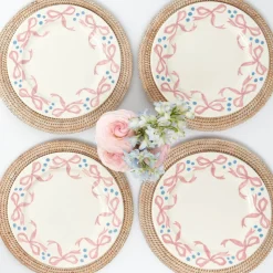 Harley's Bow Dinner Plates (Set of 4)
