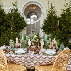 Heidi & Hans Skier Dinner & Starter Plates (Set of 8)