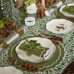 Heidi & Hans Skier Dinner Plate  (Set of 4)