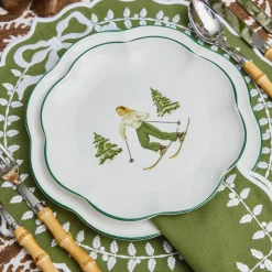 Heidi & Hans Skier Starter Plates (Set of 4)
