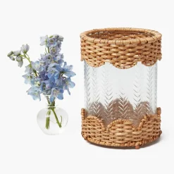 Helena Rattan Hurricane Lantern