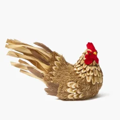 Henrietta the Brown Hen (Pair) - 21cm