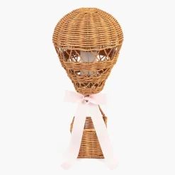 Hot Air Balloon Rechargeable Lamp with Pink Bow