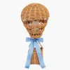 Hot Air Balloon Rechargeable Lamp with Blue Bow