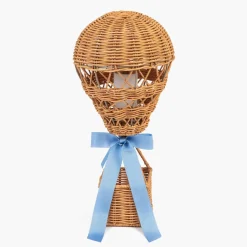 Hot Air Balloon Rechargeable Lamp with Blue Bow