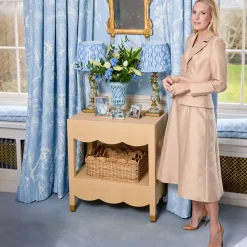 Irene Grasscloth Table