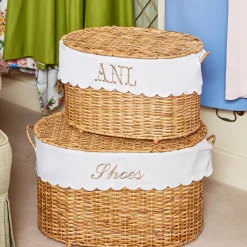 Isabella Rattan Basket (Medium)