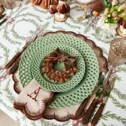Isabella Taupe & Chocolate Napkins (Set of 4)