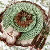 Isabella Taupe & Chocolate Placemats & Napkins (Set of 4)