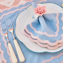 Isla Blue & Pink Napkins (Set of 4)
