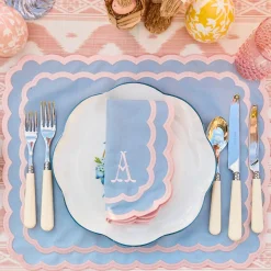 Isla Blue & Pink Placemats (Set of 4)