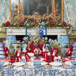 Isla Blue Toile Tablecloth