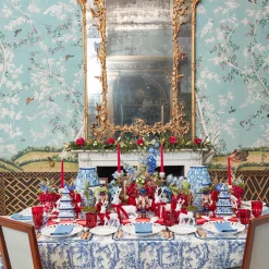 Isla Blue Toile Tablecloth