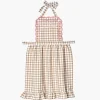 Isla Putty & Pink Gingham Apron