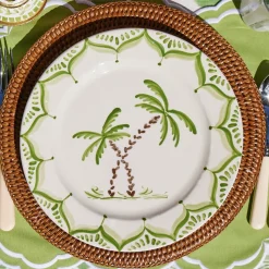 Jardin de Palmier Dinner & Starter Plates (Set of 8)