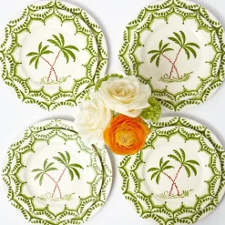 Jardin de Palmier Dinner & Starter Plates (Set of 8)