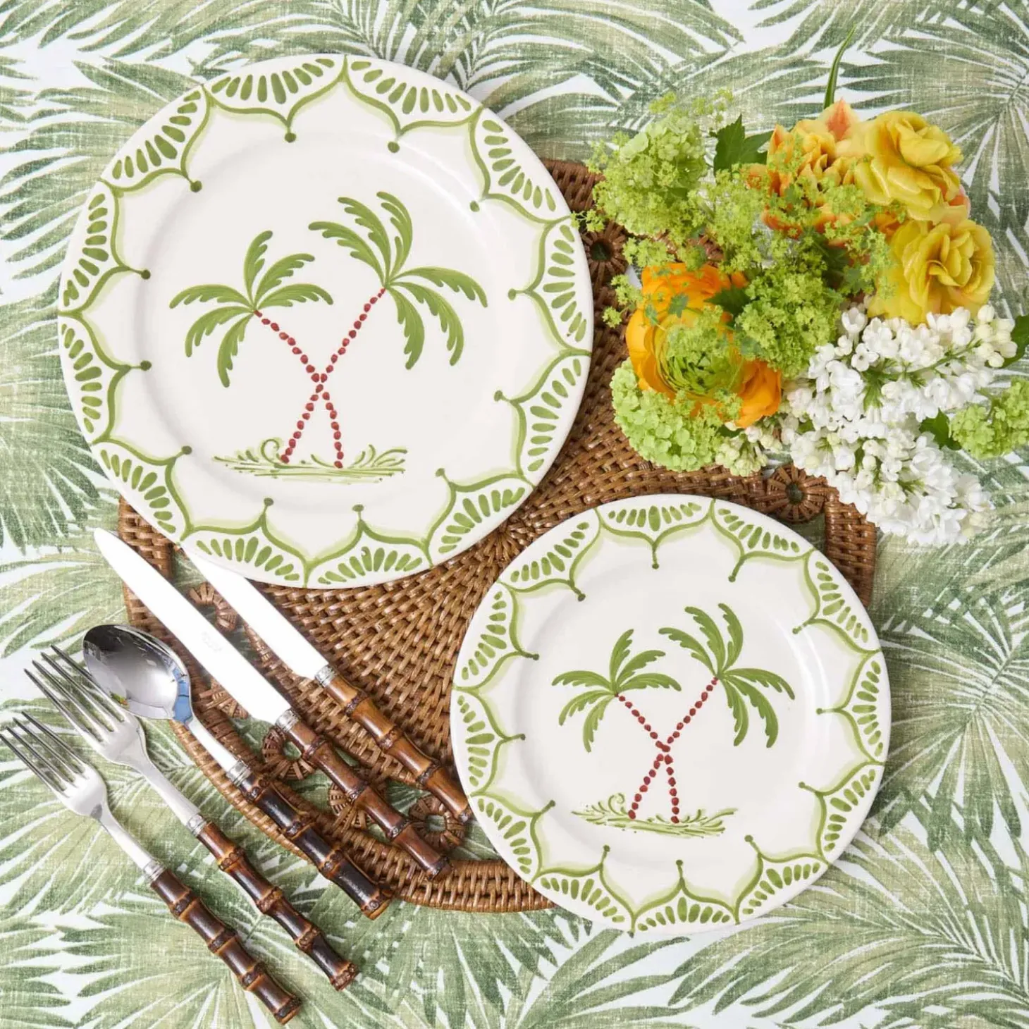 Jardin de Palmier Dinner Plates (Set of 4)