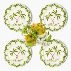 Jardin de Palmier Starter Plates (Set of 4)