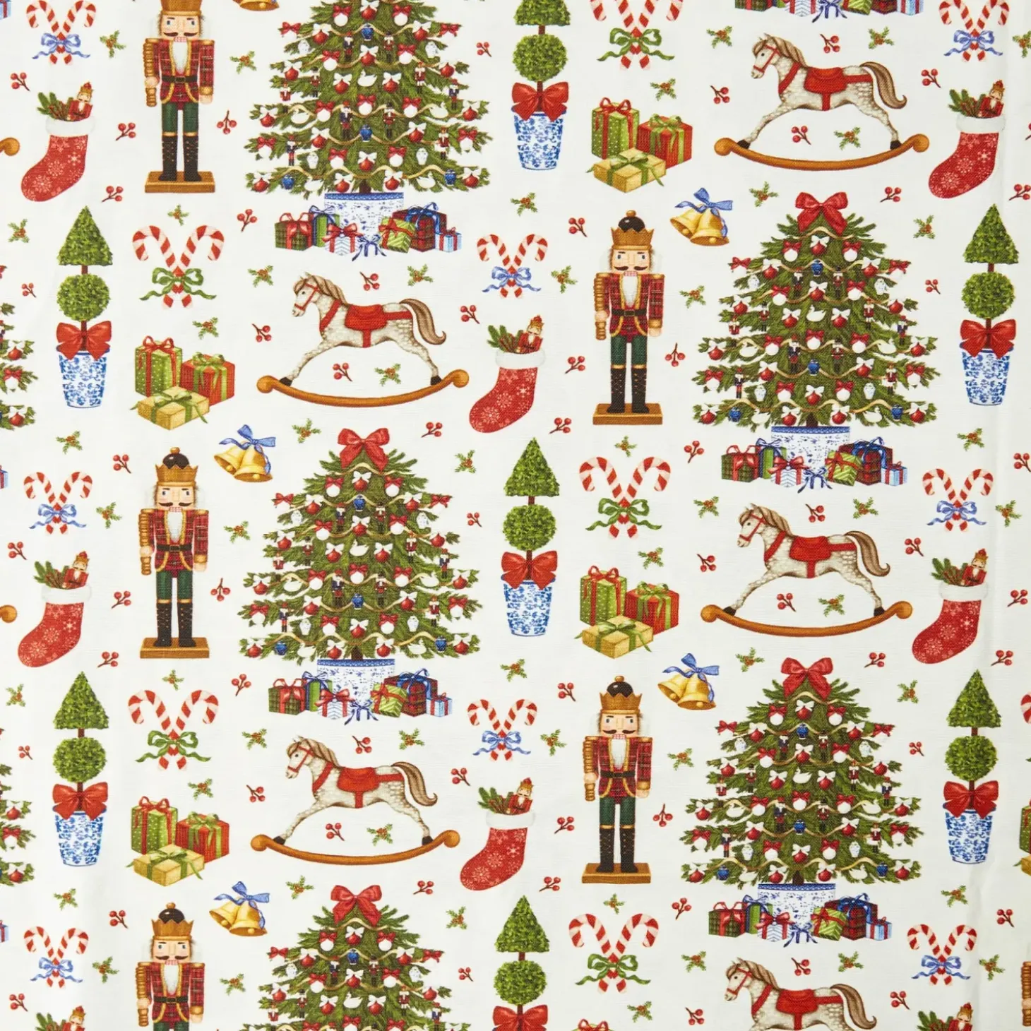 Jolly Nutcracker Tablecloth