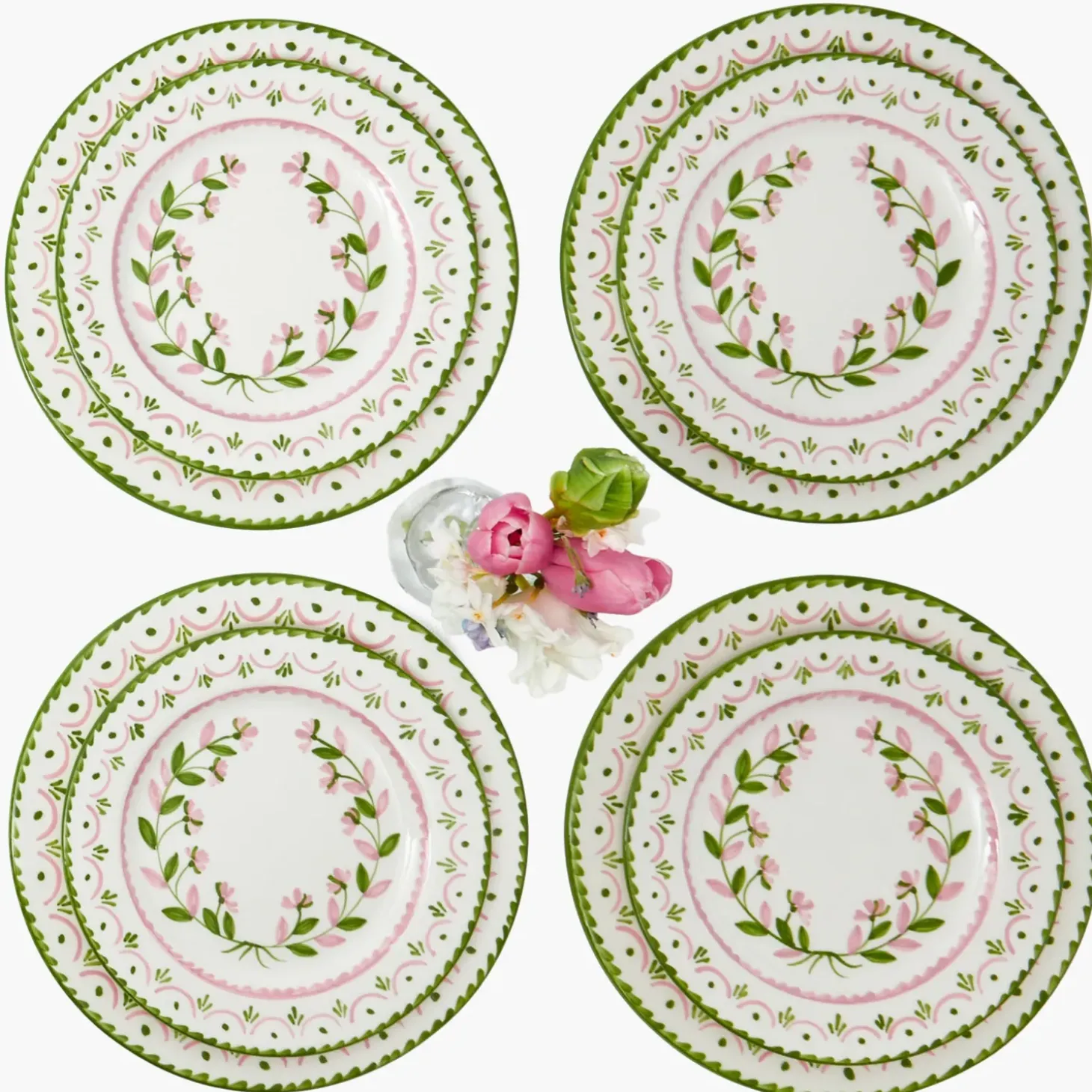 Josephine Garland Dinner & Starter Plates (Set of 8)