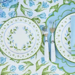 Josephine Green & Blue Starter Plate