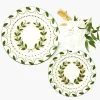 Josephine Olive & Gold Garland Starter Plate