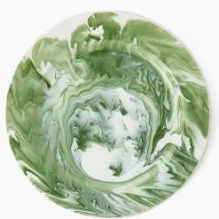 Julia Green Marbled Dinner Plate