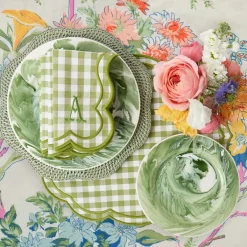 Julia Green Marbled Starter Plate