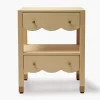 Juliette Grasscloth Bedside Table