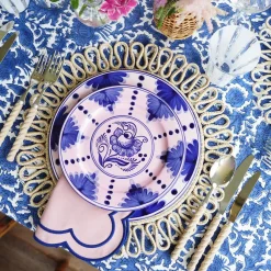 Kamari Pink & Blue Starter Plate