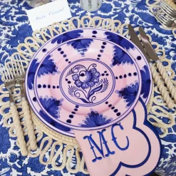 Kamari Pink & Blue Starter Plate