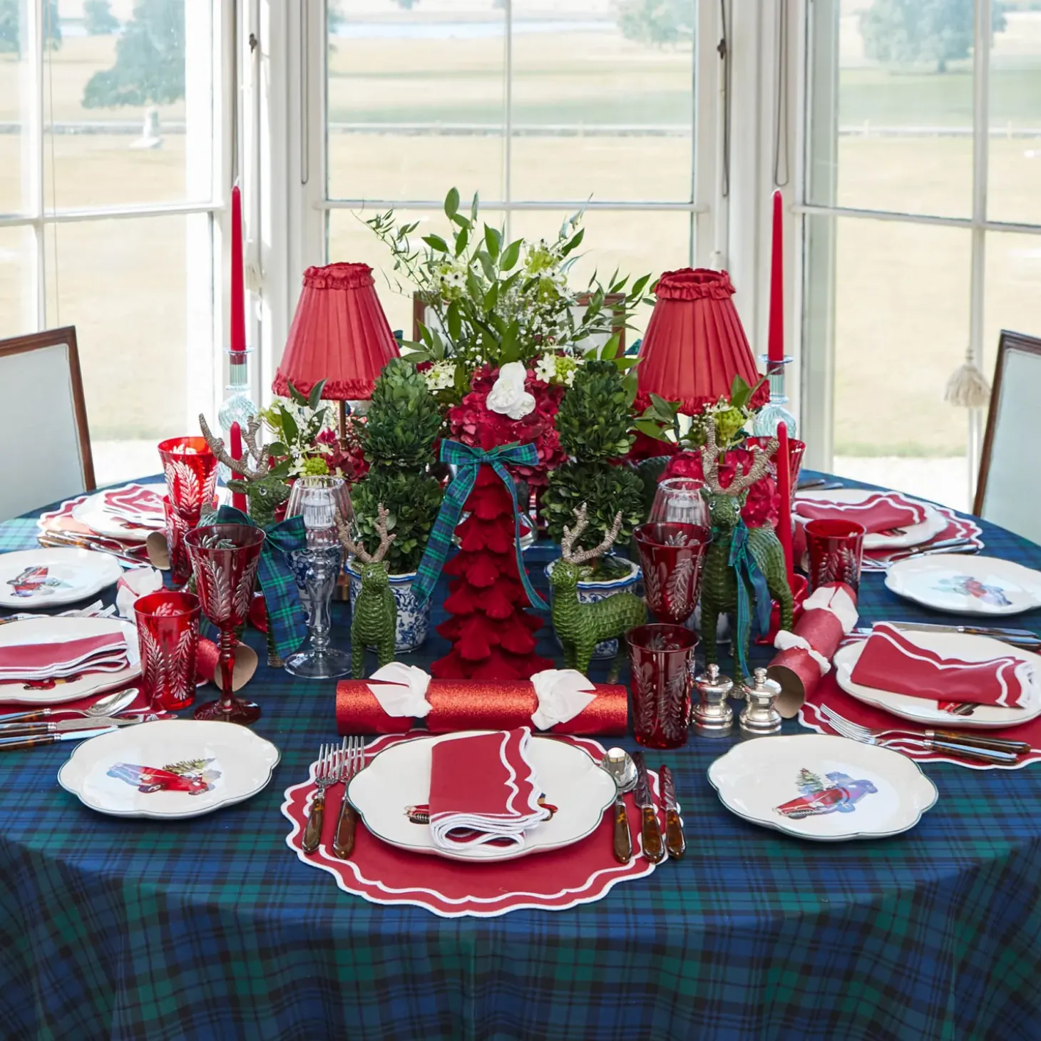 Katherine Berry Red Napkins (Set of 4)