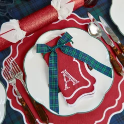Katherine Berry Red Napkins (Set of 4)