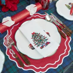 Katherine Berry Red Placemats (Set of 4)