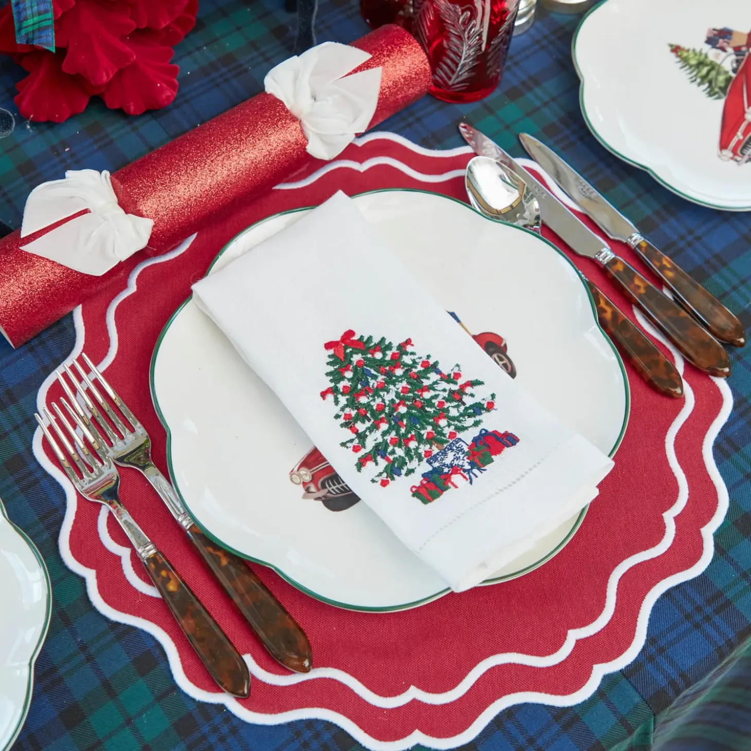 Katherine Berry Red Placemats (Set of 4)