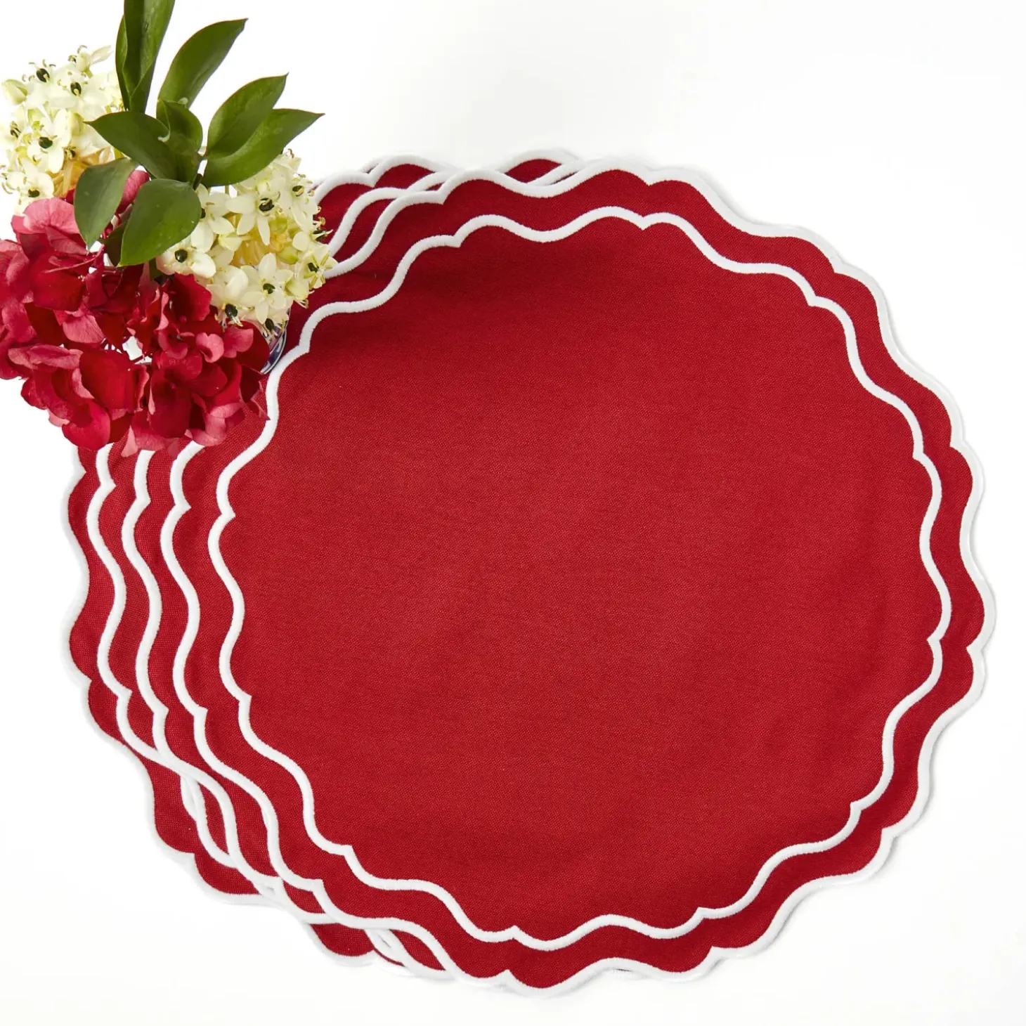 Katherine Berry Red Placemats (Set of 4)