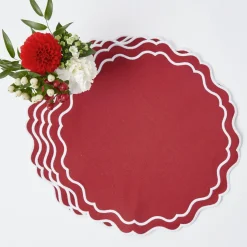Katherine Berry Red Placemats (Set of 4)