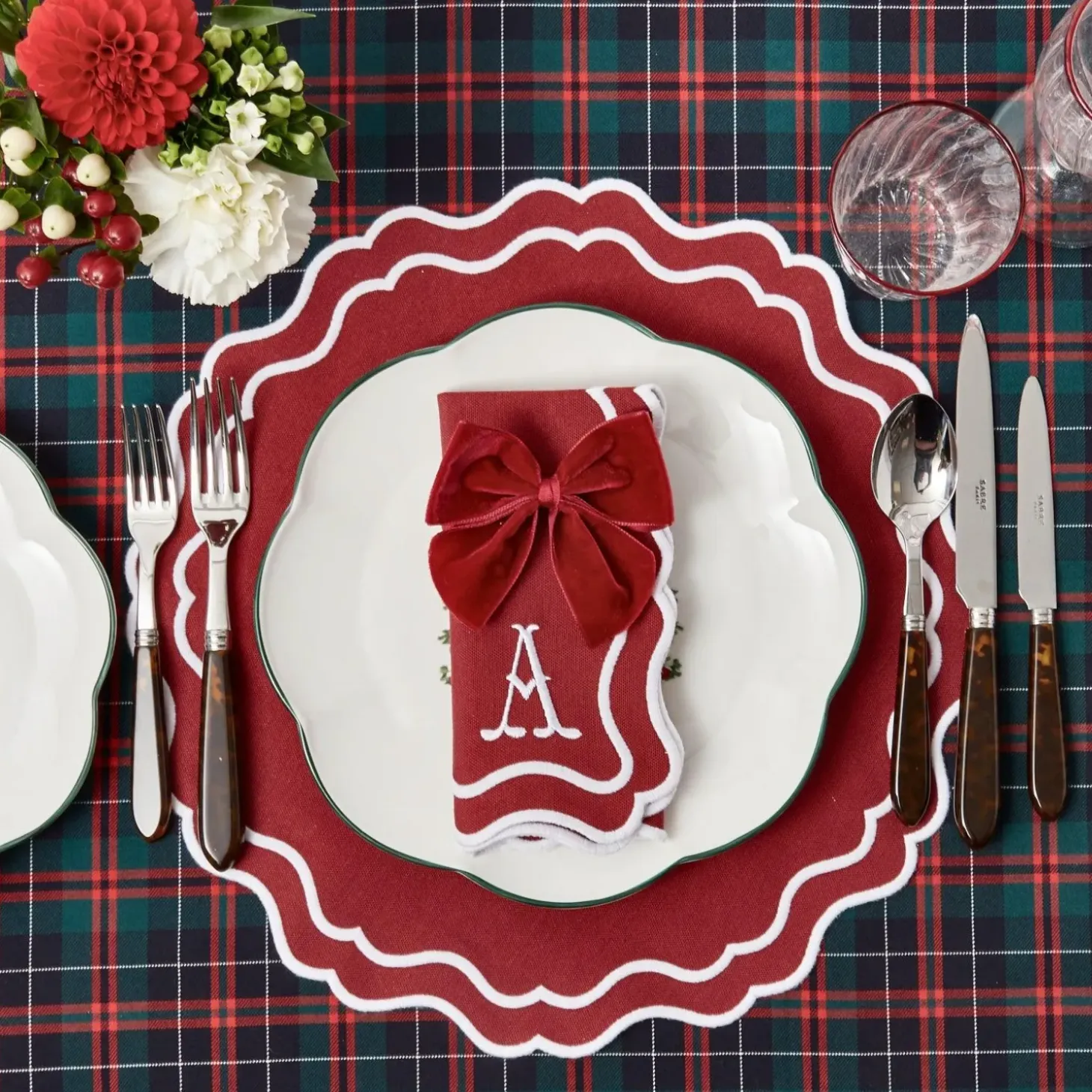 Katherine Berry Red Placemats (Set of 4)