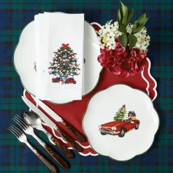 Katherine Berry Red Placemats (Set of 4)