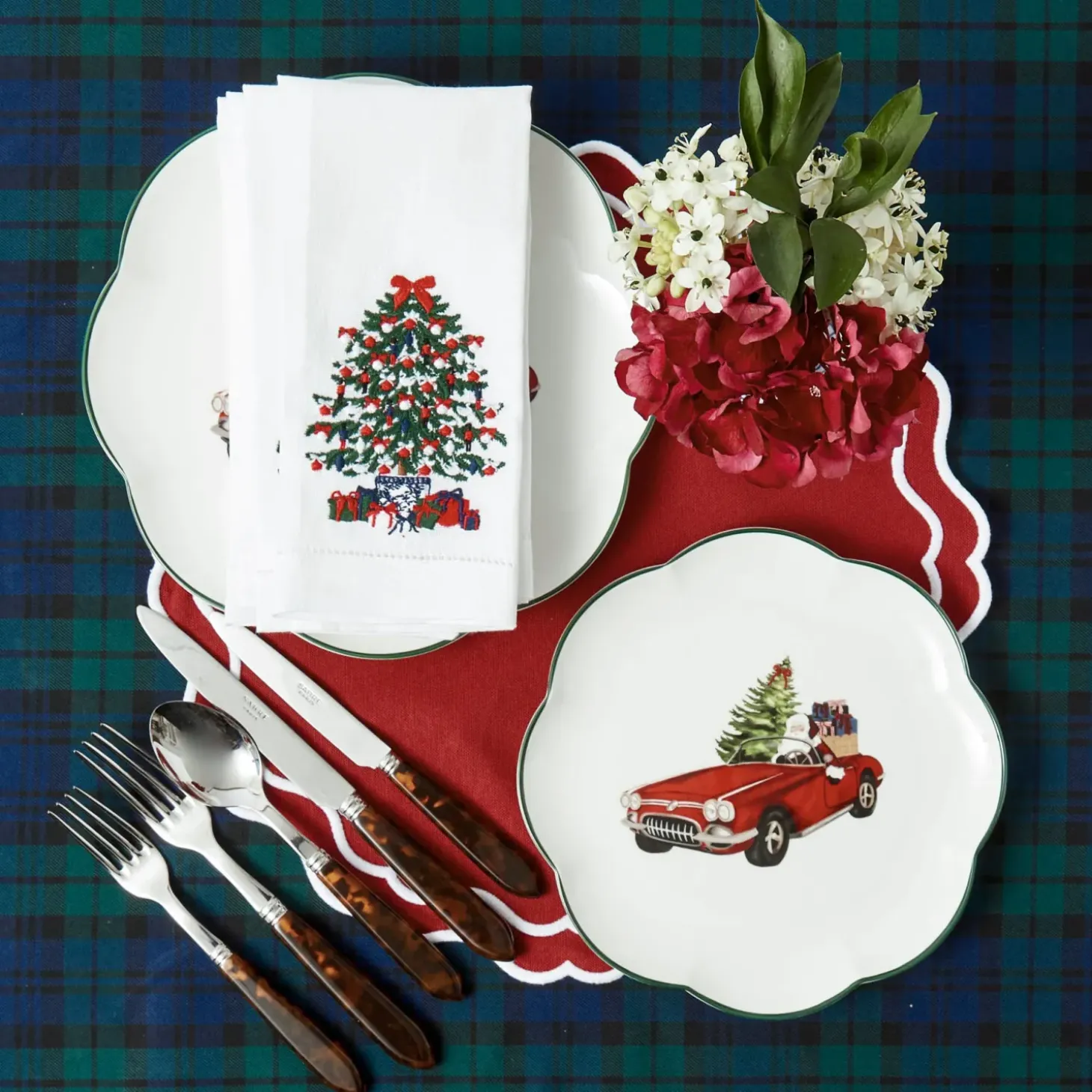 Katherine Berry Red Placemats (Set of 4)