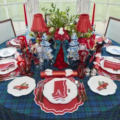 Katherine Berry Red Placemats & Napkins (Set of 4)